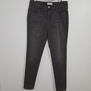 #25‎ NWOT Madewell Women's Black Jeans Size 32/ 17.5"-19" Waist